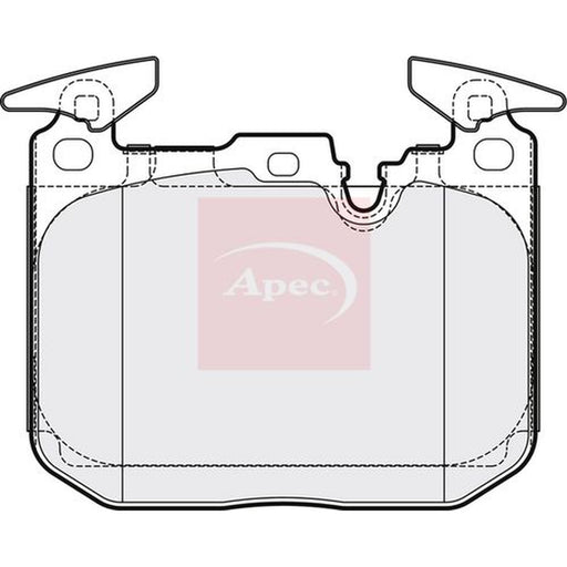 Apec Front Brake Pad Set fits BMW 2 2015-2021