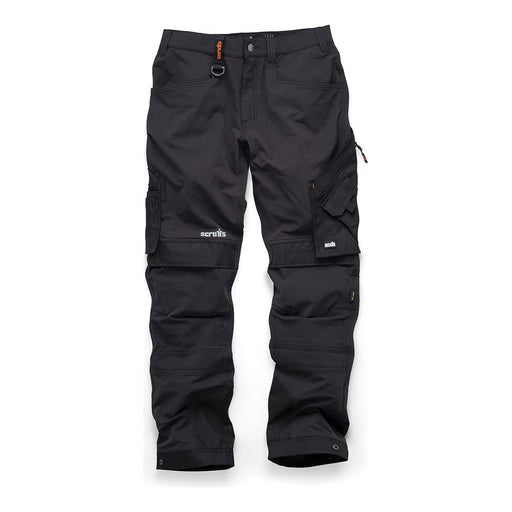 Scruffs Pro Flex Plus Trousers Black 30R Scruffs - Dynamic Drive
