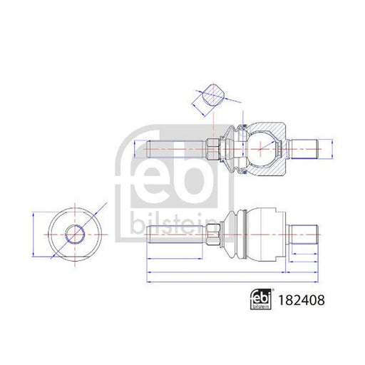 Febi Stabiliser Drop Link Front Right 182408