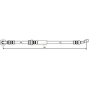 NAPA Brake Hydraulic Hose Line Front L NBH1323