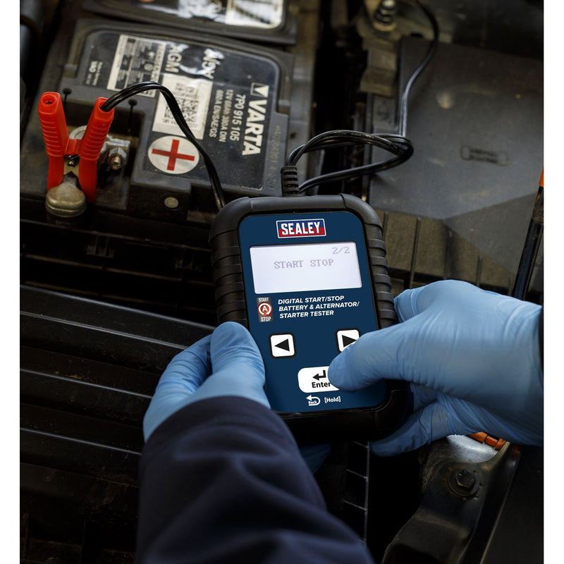 Sealey Digital Start/Stop Battery & Alternator/Starter Tester 12/24V BT2011 Sealey - Dynamic Drive