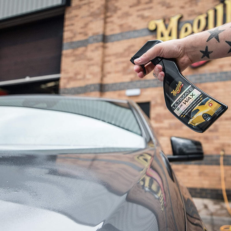 2X Ultimate Quik Wax Spray 450ml Quick Wax Solution Car Cleaning Meguiars Meguiar's  - Dynamic Drive