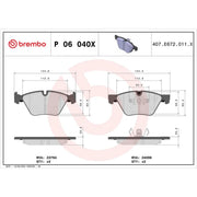Brembo Xtra Front / & Rear / Brake Discs & Pads fits BMW 3 2005-2011