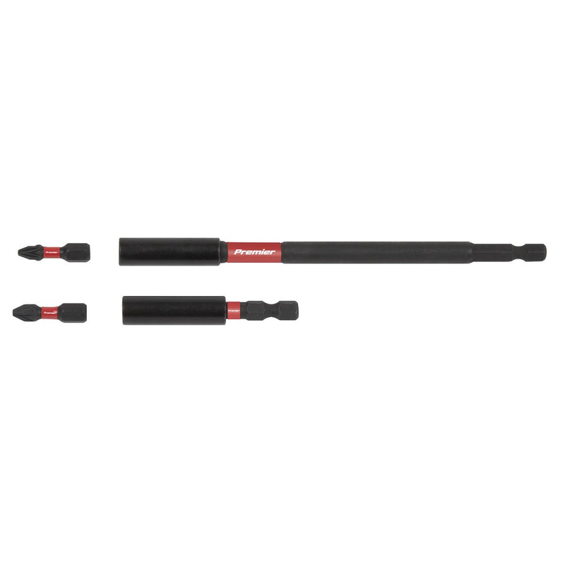 Sealey Premier Premier Impact Grade Power Tool Bit Holder Set 4pc AK8276 Sealey Premier - Dynamic Drive