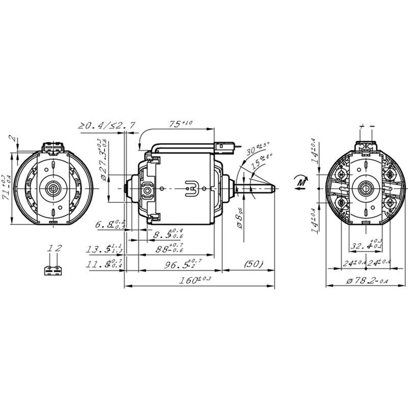 Bosch Blower Motor Electric Fan