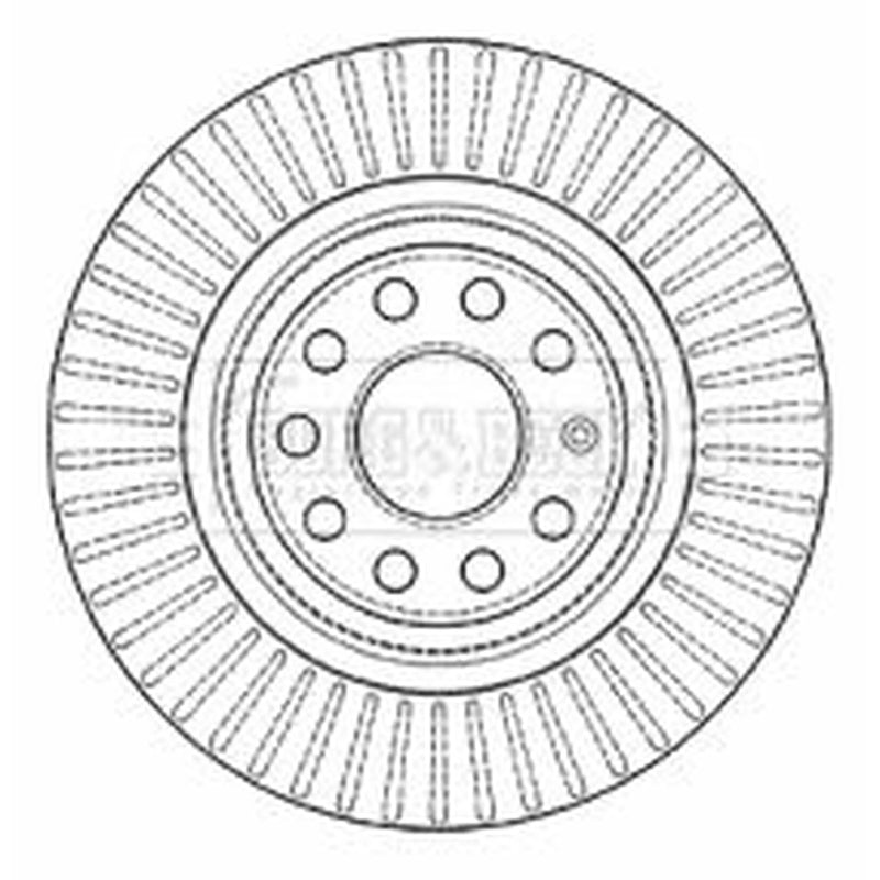 Borg & Beck Front & Rear Brake Discs & Pads fits VW Passat Cc B6 2008-2011 3.6