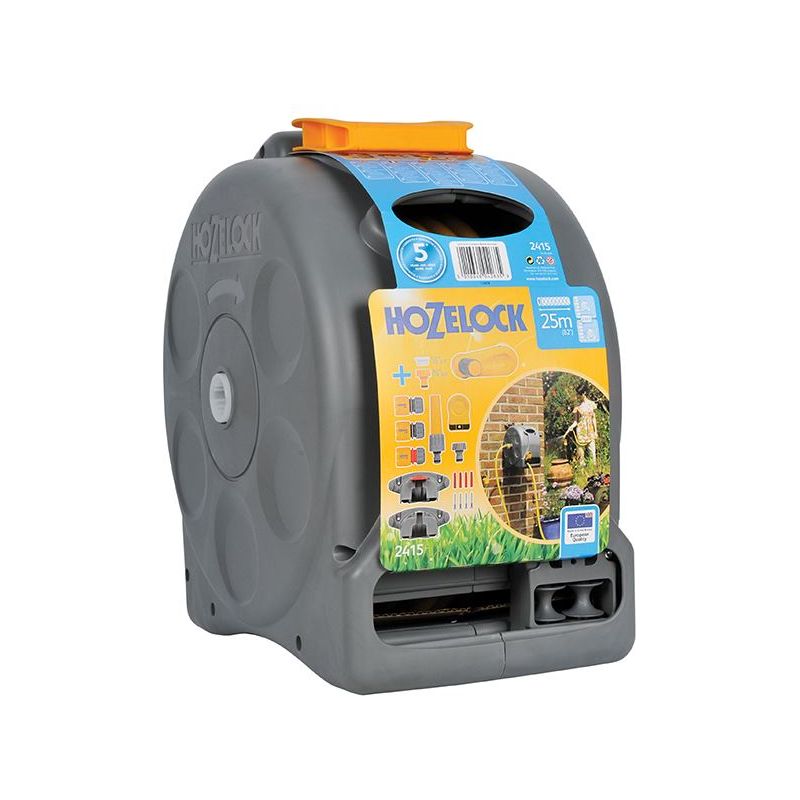 Hozelock 2415 25m 2-in-1 Compact Hose Reel + 25m of Starter Hose Hozelock - Dynamic Drive