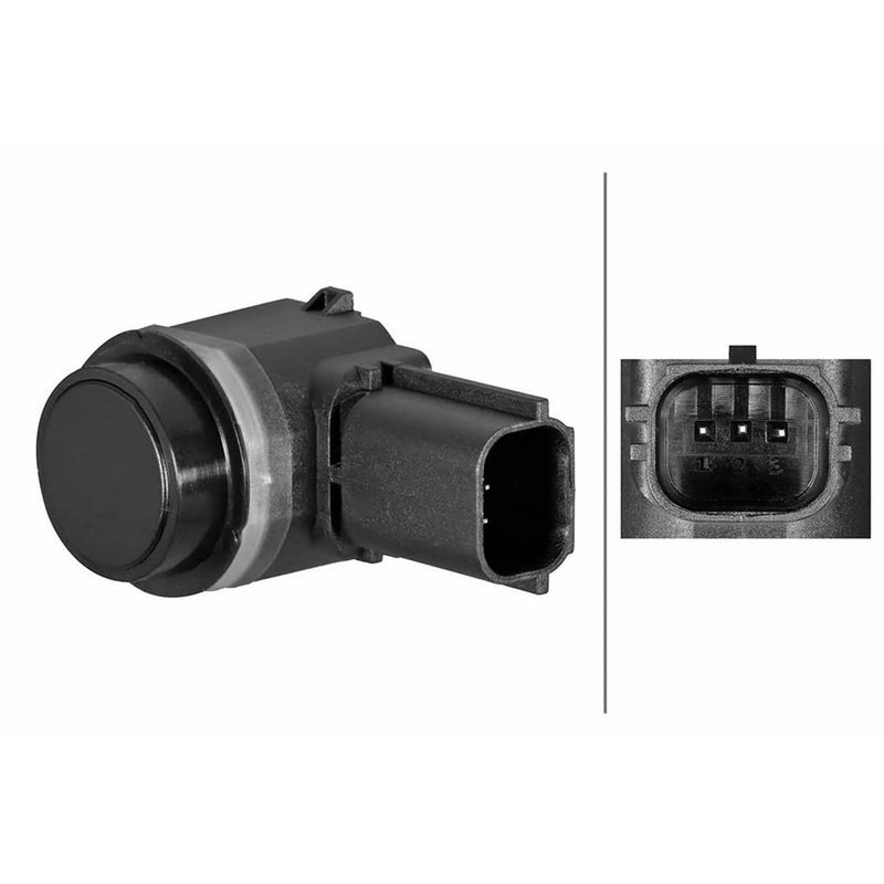 Hella Parking Sensor (PDC) Rear fits Ford C-Max II 2010-2019 1.0 1.5 1.6 2.0