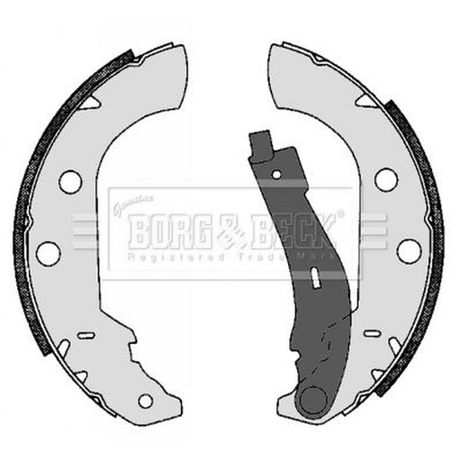 Borg & Beck Brake Shoe Set Axle Kit BBS6268