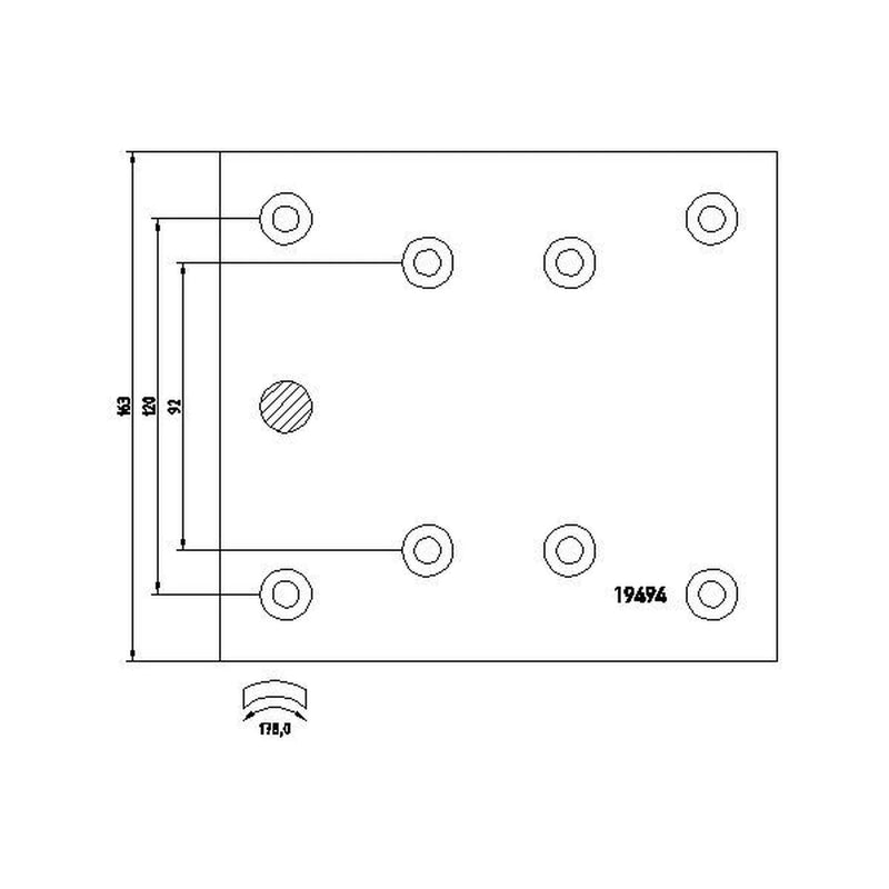 Textar Textar Cv Brake Lining Set 1949405