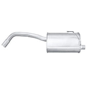 Hella End Silencer Rear fits Fiat 500 2007 on 1.2