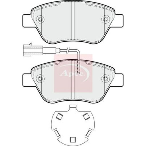 Apec Front Brake Pad Set PAD1827