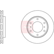 Apec 2 x Vented Front Brake Discs DSK2198-x2