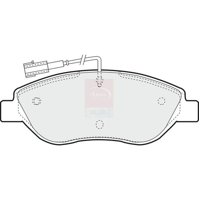 Apec Front & Rear Brake Discs & Pads fits Alfa Romeo Mito 2008-2015 1.4 1.6