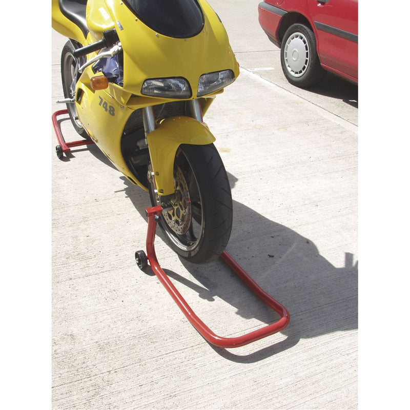 Sealey Universal Front Wheel Stand With Lifting Pin Suppo Sealey - Dynamic Drive