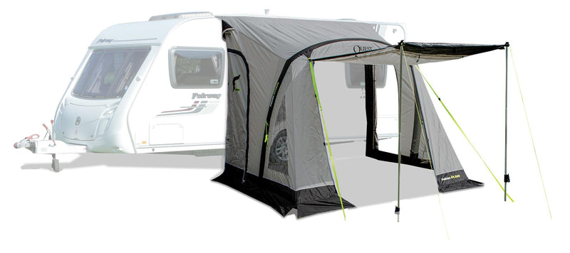 Quest Falcon Pro 260 Air Porch Caravan Awning Grey Quest Leisure - Dynamic Drive