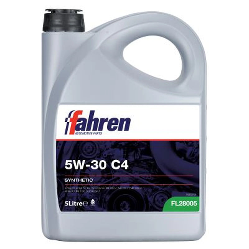 Fahren Engine Full Synthetic Oil 5L C4 5W-30 fits Dacia Logan 2006-2012 1.5