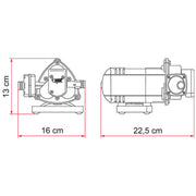Fiamma 1.5 Bar Aqua 8 12V 10 Litre Pressurised Water Pump Caravan Motorhome AQUA Fiamma - Dynamic Drive