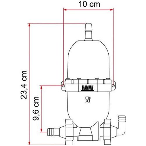 Fiamma A20 Expansion Tank - Accumulator Tank - Caravan / Motorhome / Boat 02478-01- Fiamma - Dynamic Drive