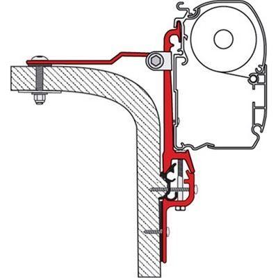 Fiamma Adapter Brackets Eriba Touring Caravan for F45 F70 Awning 98655-283 Nova - Dynamic Drive