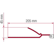 Fiamma Adaptor B Bracket for F45 F70 Awning Motorhome Caravan 02096-01 Fiamma - Dynamic Drive