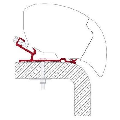 Fiamma Awning Mounting Bracket Kit Adaptor for Hymer Motorhome 400cm 98655-936 Nova - Dynamic Drive