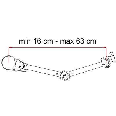 Fiamma Bike Block Pro D2 Black for Carry Bike Bicycle Cycle Rack Safety Fiamma - Bars 4 Cars