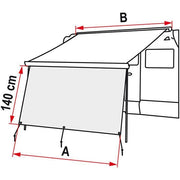 Fiamma Blocker 400 Front Panel For F45 F70 F80 F65 Caravanstore Awning Outdoors 07972-03- Fiamma - Dynamic Drive