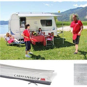 Fiamma CaravanStore 310 XL Lightweight Manual Opening Awning Royal Grey Fabric Fiamma - Dynamic Drive