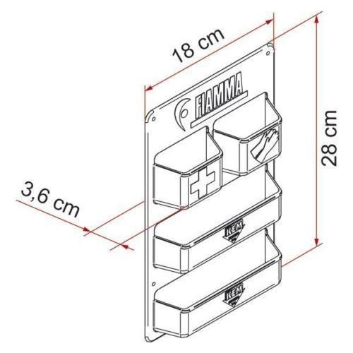 Fiamma Door Storage Pocket for RV Fiamma - Dynamic Drive