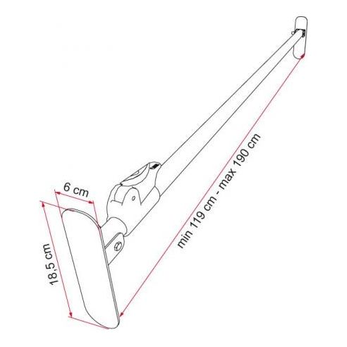 Fiamma Duo Safe Motorhome Door Lock Telescopic Security Bar 05411-02- Fiamma - Dynamic Drive