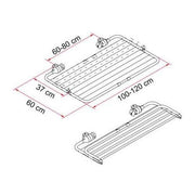 Fiamma Easy Dry Carry Bike Clothes Airer Drying Rack Motorhome Campervan Caravan 06306-01- Fiamma - Dynamic Drive