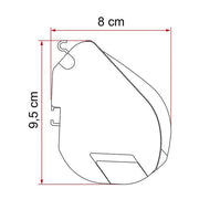 Fiamma F35 Pro 250 Awning Titanium Case Royal Blue Fabric Campervan Caravan 4x4 Fiamma - Dynamic Drive