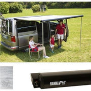 Fiamma F40 Van VW Volkswagen T5 T6 Awning Deep Black Case Royal Grey Fabric Fiamma - Dynamic Drive