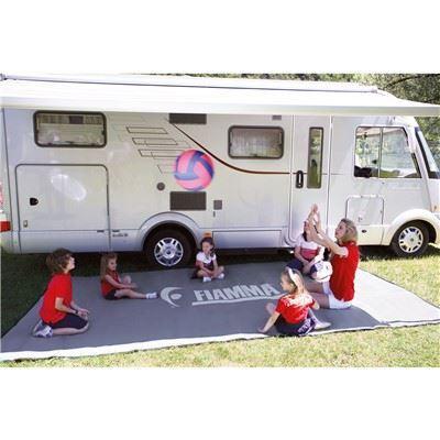 Fiamma F45 L Winch Awning Wind Out 550 Polar White Case Royal Grey Fabric Fiamma - Dynamic Drive