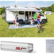 Fiamma F45 S Winch Awning Wind Out 260 Titanium Case Royal Blue Fabric 06290H01Q Fiamma - Dynamic Drive