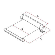 Fiamma F45 S Winch Awning Wind Out 260 Titanium Case Royal Grey Fabric 06290H01R Fiamma - Dynamic Drive