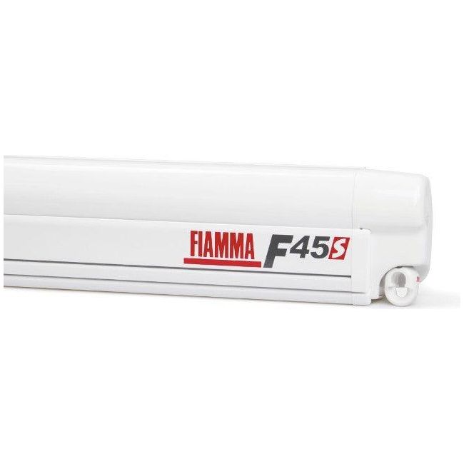 Fiamma F45 S Winch Awning Wind Out 300 Polar White Case Sahara Fabric Fiamma - Dynamic Drive