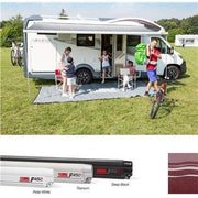 Fiamma F45 S Winch Awning Wind Out 450 Polar White Case Bordeaux Fabric Fiamma - Dynamic Drive