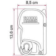 Fiamma F45 S Winch Awning Wind Out 450 Polar White Royal Grey Fabric 06280G01R Fiamma - Dynamic Drive