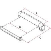 Fiamma F45S 260cm VW T5/T6 Awning Canopy Silver Cassette Royal Grey Canopy Fiamma - Dynamic Drive