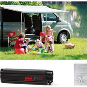 Fiamma F45S VW T5 T6 California Awning 260 Deep Black Case Royal Grey Fabric Fiamma - Dynamic Drive