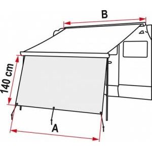 Fiamma Front Blocker 300Cm For F45, F65, F35 & Caravanstore Canopies 07972-01- Fiamma  - Dynamic Drive
