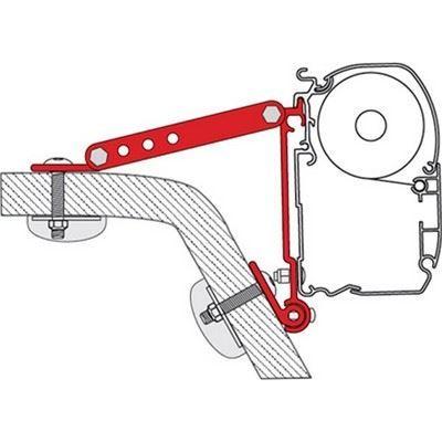 Fiamma Kit Wall Adapter Brackets for F45 F70 Awning Motorhome 98655-318 Fiamma - Dynamic Drive