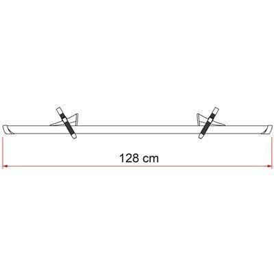 Fiamma New Style Rail Premium for Cycle Carriers Carry Bike Extra Replacement Fiamma - Bars 4 Cars