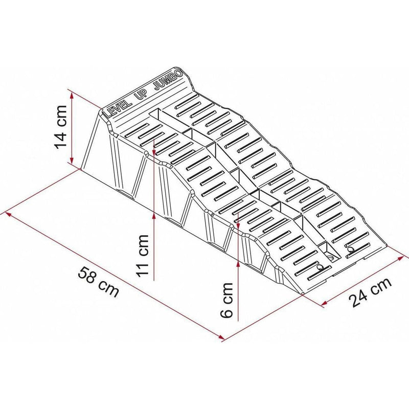 Fiamma Pair Jumbo Ramps With Bag Wheel Leveller Hd 8 Ton Axle Caravan Motorhome 97901-060 Fiamma - NN4 Online