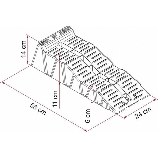 Fiamma Pair Jumbo Ramps With Bag Wheel Leveller Hd 8 Ton Axle Caravan Motorhome 97901-060 Fiamma - UK Camping And Leisure