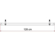 Fiamma Rail Quick Pro 128cm Black Extra Bike Cycle Rail for Carry Bike Pro Fiamma - Bars 4 Cars