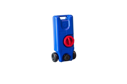 Fiamma Roll-Tank 40 F – 35 L Fresh Water Tank on Wheels – Dark Blue – Wide Cleaning Cap - Fiamma fresh and waste water tanks designed for secure, hygienic storage in caravans and campervans - My Fiamma