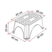 Fiamma Step 150Kgs Heavy Duty Caravan Motorhome Camping Grey 02950-01- Fiamma - Dynamic Drive